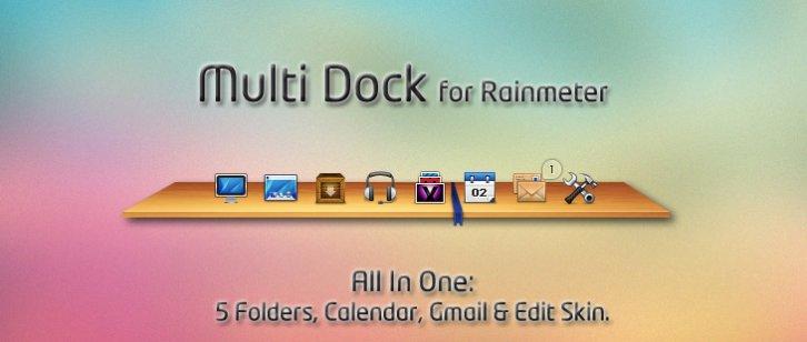 Multi Dock for Rainmeter - Rainmeter Скины Темы