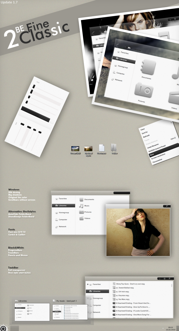 2beFine Classic - Темы для Windows 7