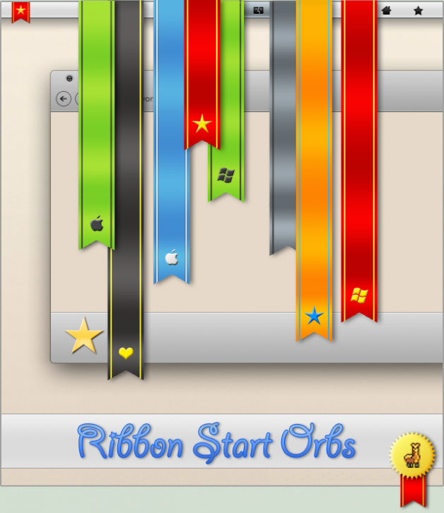 Ribbon Start Orbs - Кнопка ПУСК темы