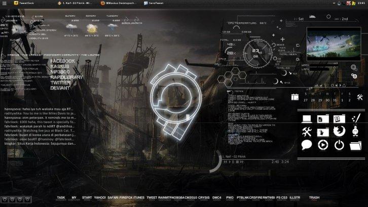 Dark Eve for Rainmeter - Rainmeter Скины Темы