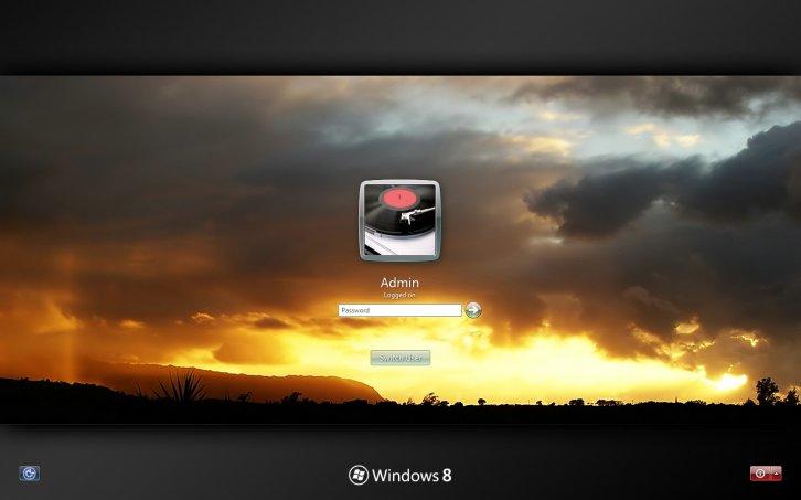 Sky On Fire - Logon - Экран приветствия Windows 7