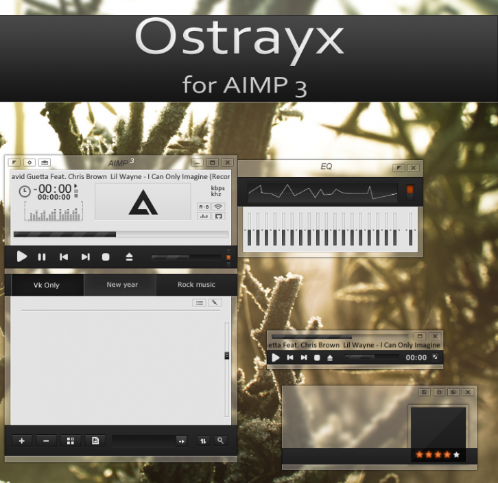 Ostrayx - AIMP Скины Обложки