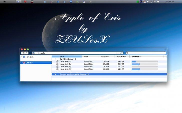 Apple of Eris for windows 7 - Темы для Windows 7