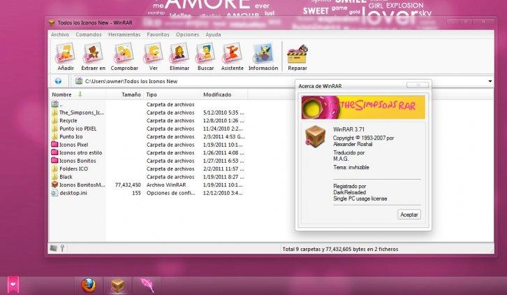 TheSipsonsRAR - WinRAR Скины Темы