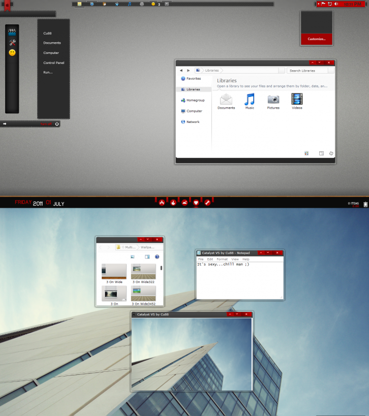 Catalyst Vs - Темы для Windows 7