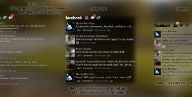 Facebook for Rainmeter 2.1.1