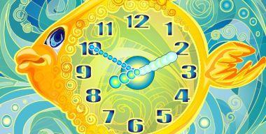 Gold Fish Clock ScreenSaver v.2.3