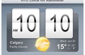 HTC Clock for Rainmeter