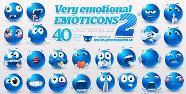 Very emotional emoticons 2