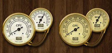 Antique CPU Meter