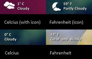 Simple Weather for rainmeter