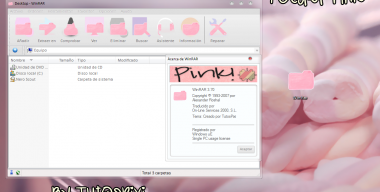 Tema Win Rar Folder Pink