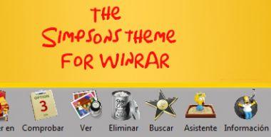 The Simpsons theme for winrar