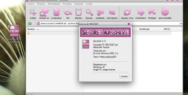 Theme WinRar Secret Archive