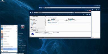 Nightrium Blue-Windows 7 Basic