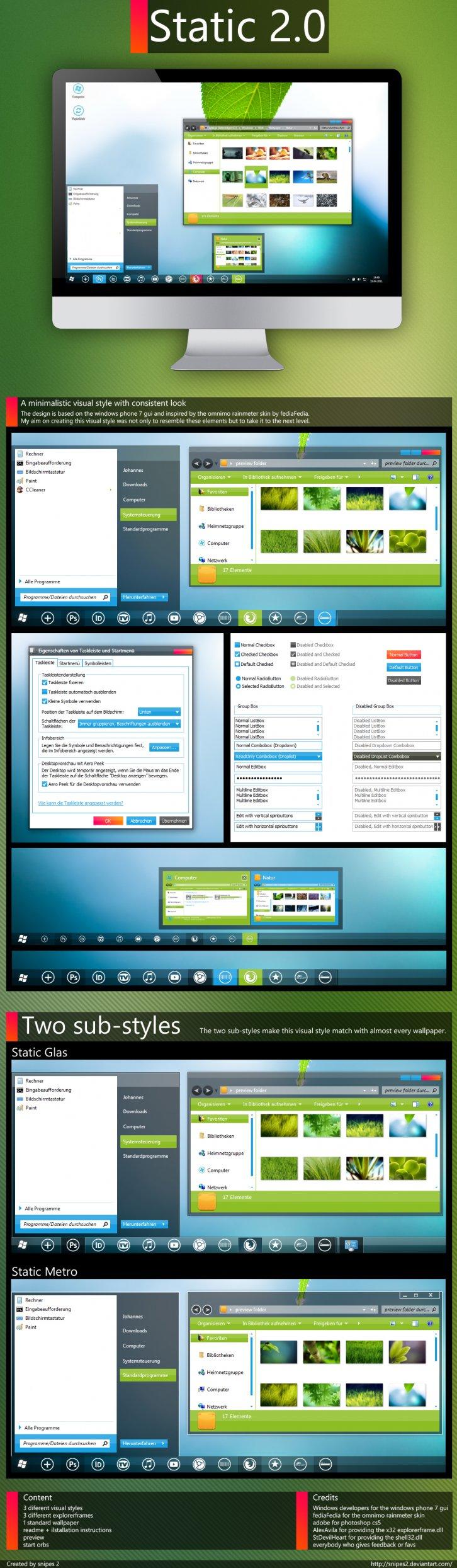 Static 2.0 - Темы для Windows 7