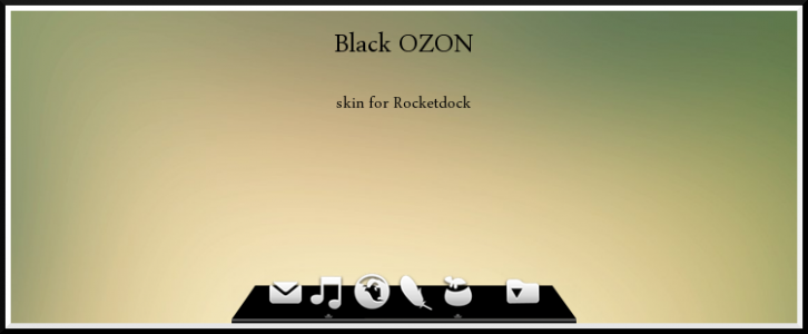 RD OZON Black - Панели RocketDock