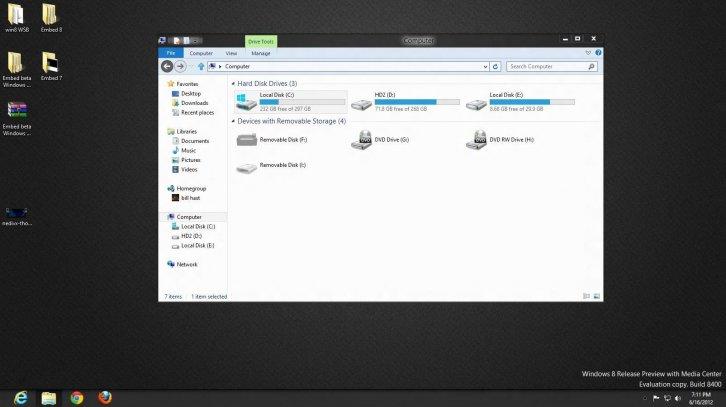 Embedded Beta - Темы для windows 8