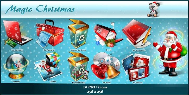 Magic Christmas - Иконки для Windows