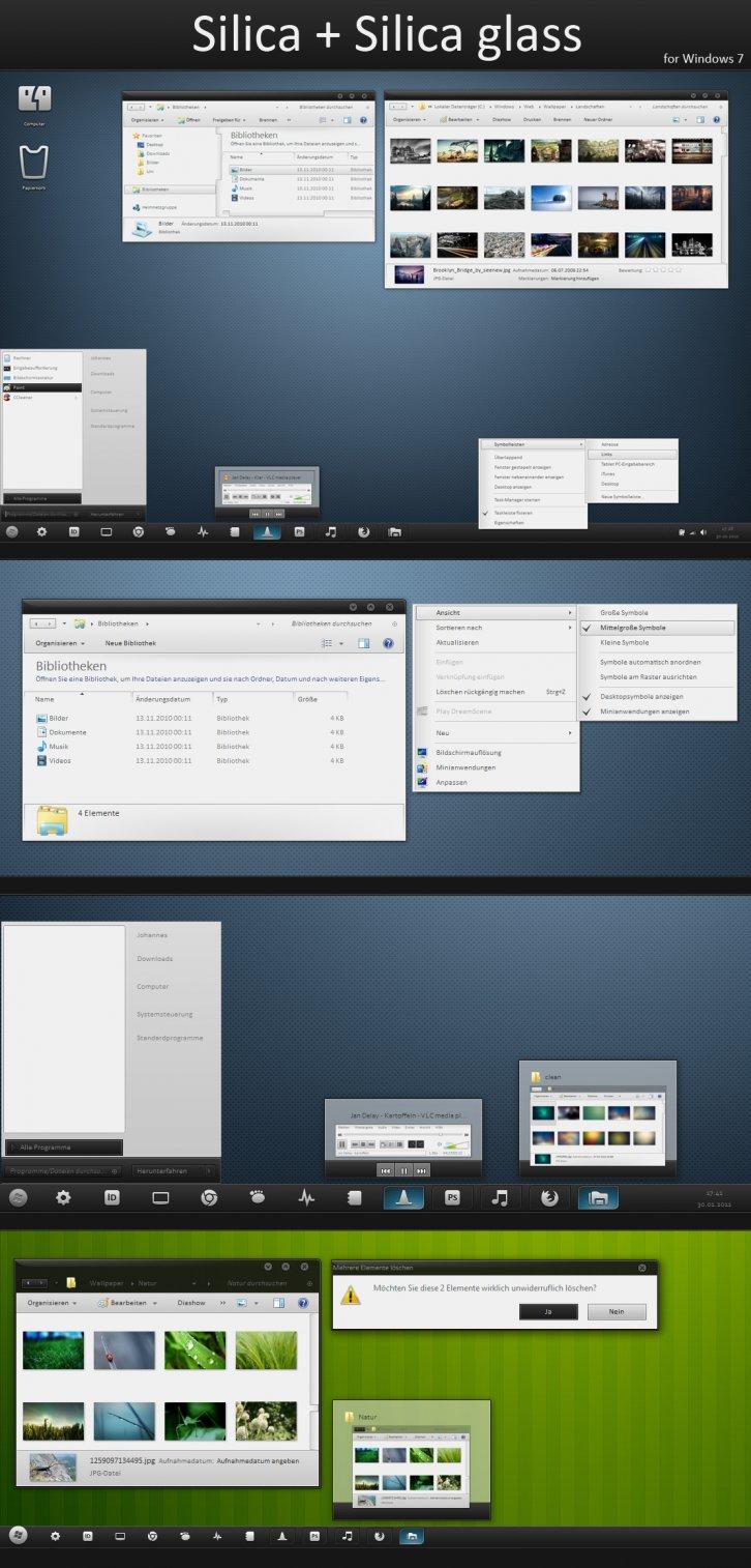 Silica - Темы для Windows 7