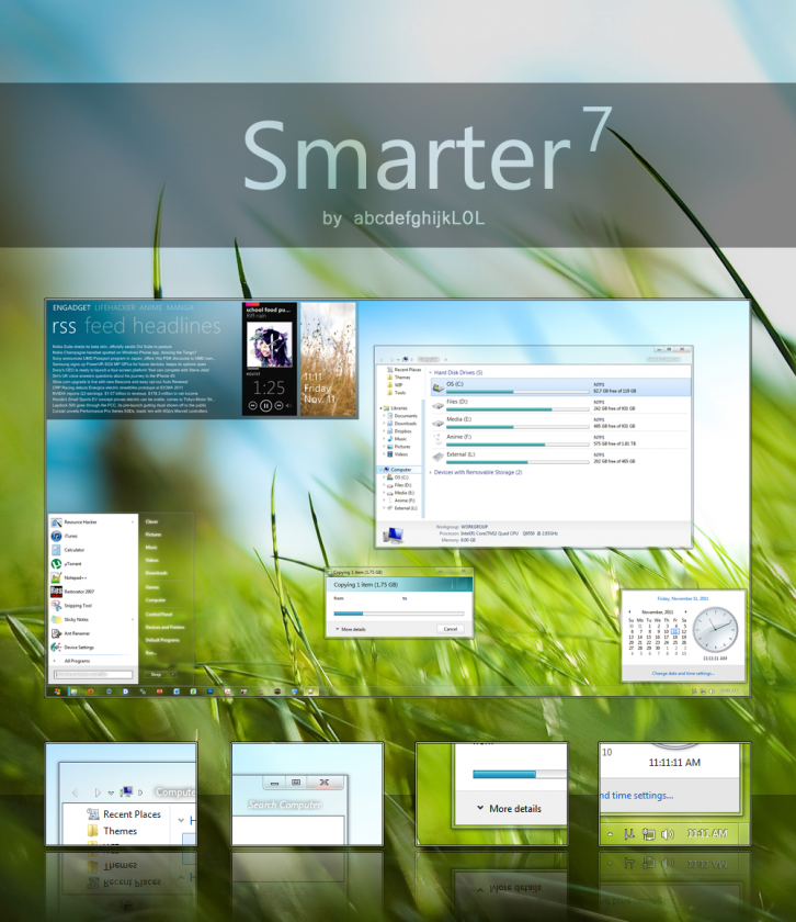 Smarter7 - Темы для Windows 7