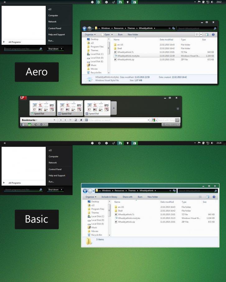 Whaddyathink - Темы для Windows 7