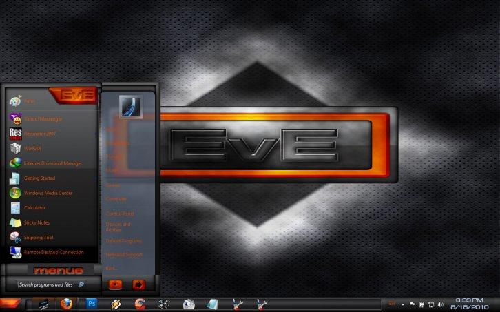 EvE bY Bbos - Темы для Windows 7