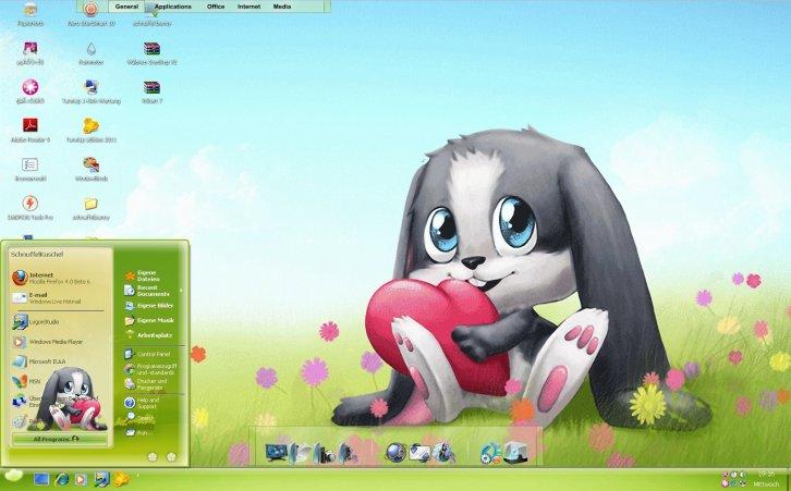 Schnuffel bunny - Темы для Windows XP