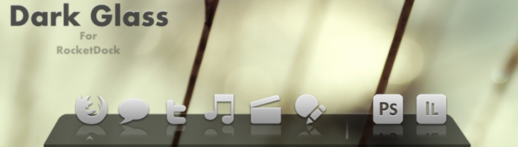 Dark Glass - Панели RocketDock