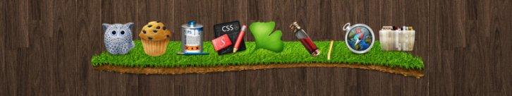 Grass-bg - Панели RocketDock