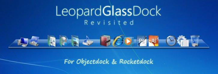 Leopard Glass Dock - Панели RocketDock