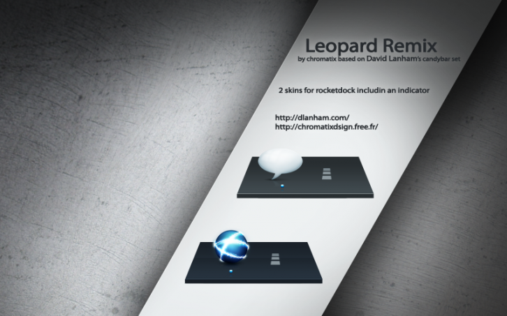 leopard remix - Панели RocketDock