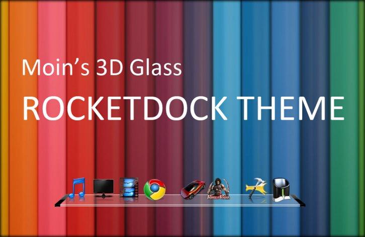 Moins 3D Glass - Панели RocketDock