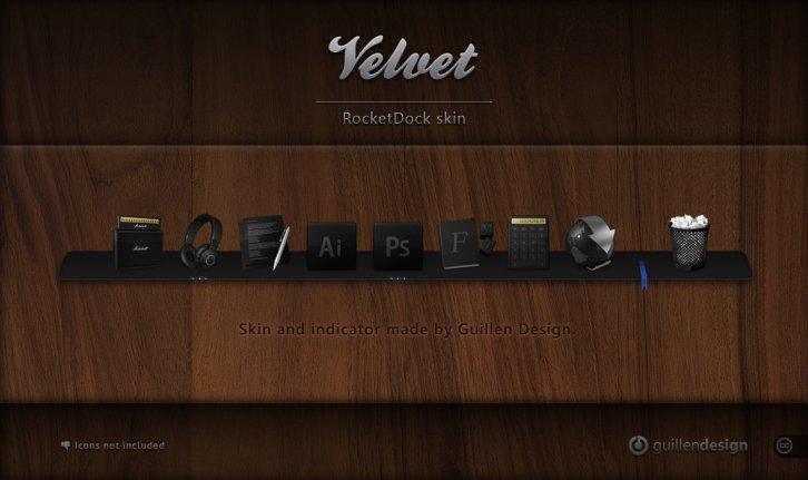 velvet - Панели RocketDock