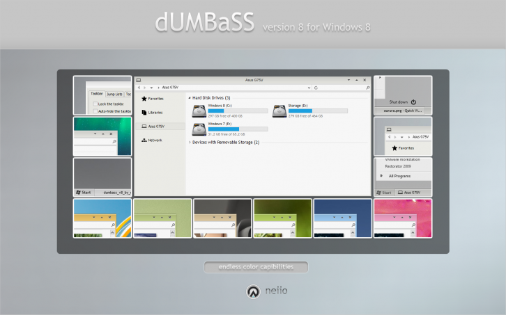 DUMBaSS v8 - Темы для windows 8