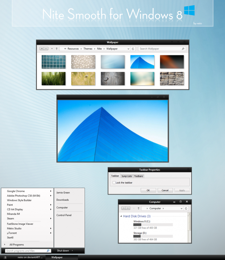 NiteSmooth - Темы для windows 8