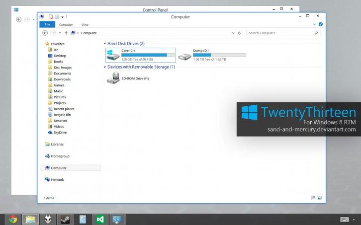 TwentyThirteen 1.02 - Темы для windows 8