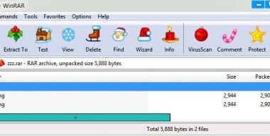 WinRAR XMAS THEME 2012