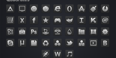 Quadrates desktop icons