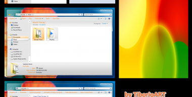 Aero Metallic Orange for Windows 7