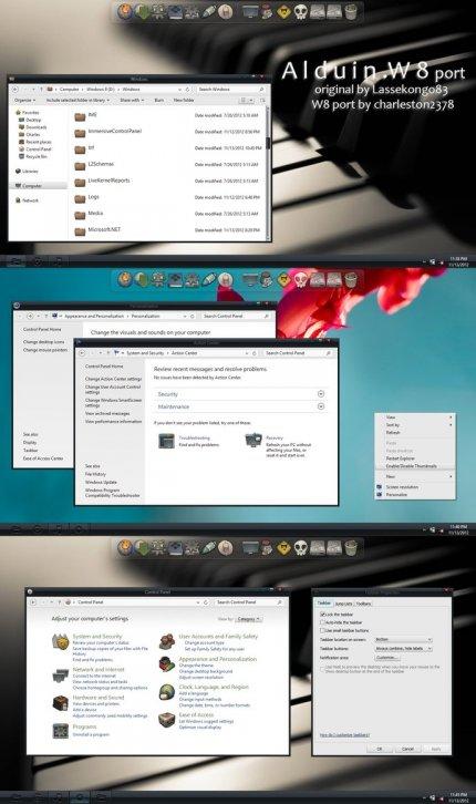 Alduin W8 Port - Темы для windows 8