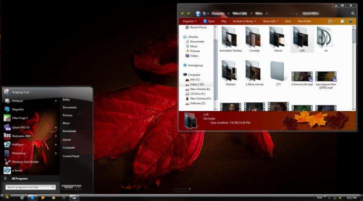 Autumn Win7 - Темы для Windows 7