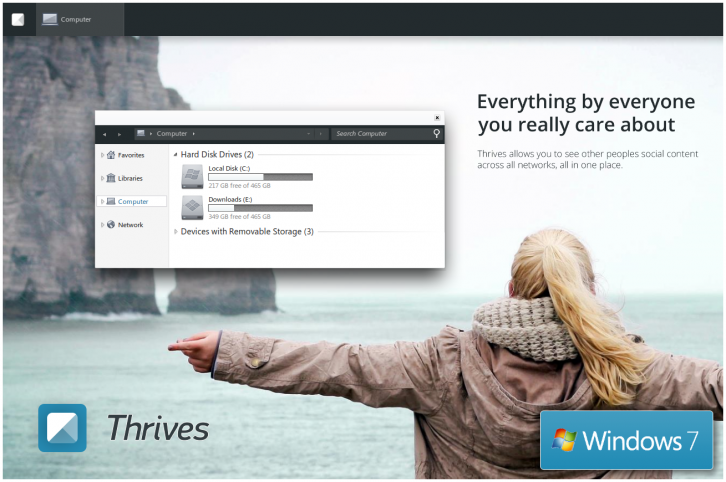 Win 7 - Thrives - Темы для Windows 7