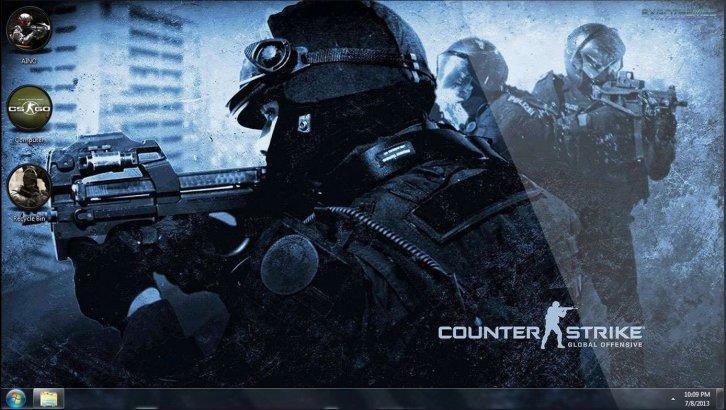 Counter Strike Global Offensive Theme - Темы для Windows 7