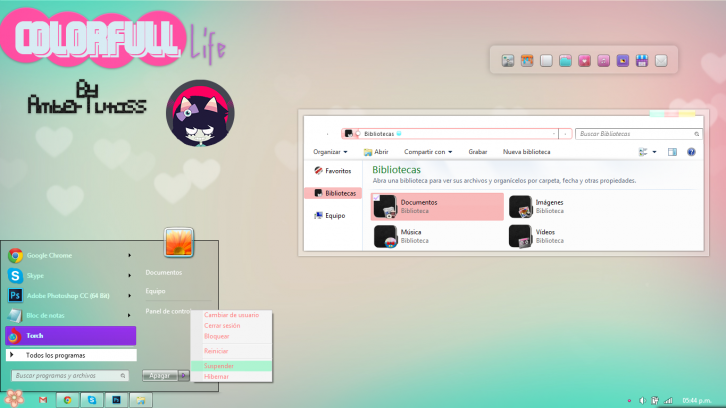 Colorfull life for Windows 7 - Темы WindowBlinds