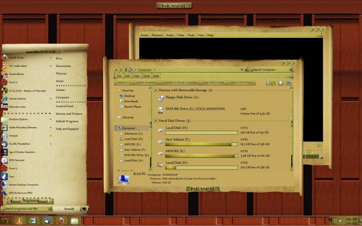 Parchment - Темы WindowBlinds