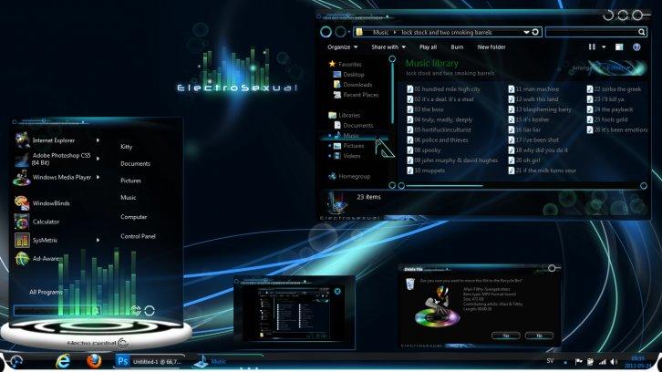 ElectroSexual - Темы WindowBlinds