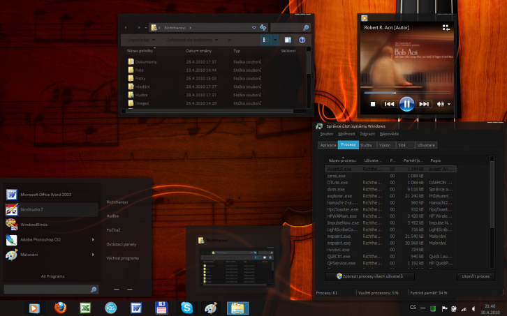 ONI for window 7, Vista and XP - Темы WindowBlinds