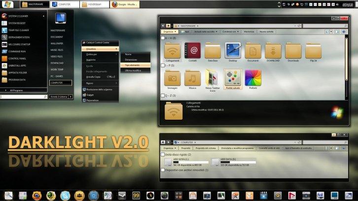 DARKLIGHT v2.0 - Темы WindowBlinds