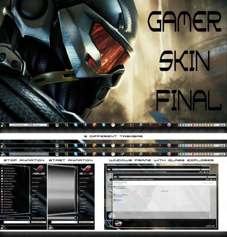 GAMER SKIN FINAL V2 - Темы WindowBlinds